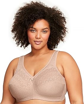 Glamorise Full Figure Plus Size MagicLift Moisture Control Bra